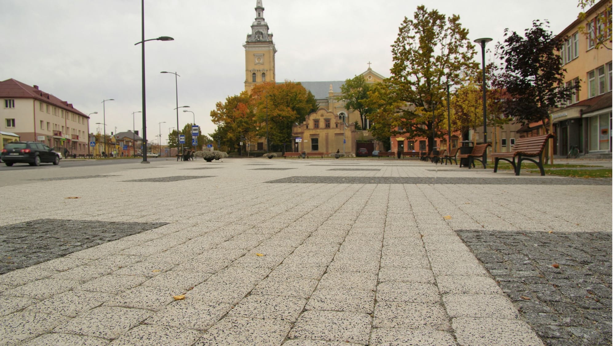 City center square Joniškis